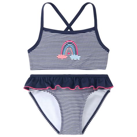 Mädchen Bikini mit Regenbogen Print Ernsting s family