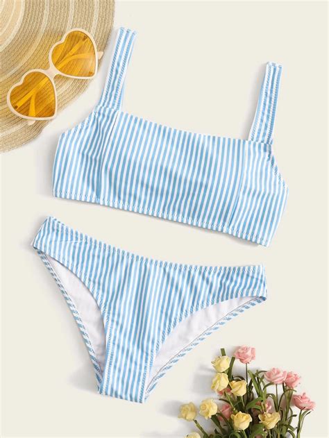Rainbow Stripes Crop Top High Rise Bikini Set W T I Design Artofit