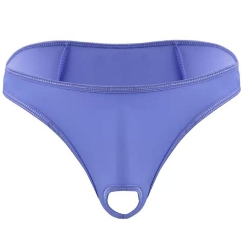MENS BIKINI BRIEFS Open Penis Hole Panties Thongs T Back G String Underwear L EUR 0 69 PicClick DE
