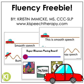 Free Fluency Visuals For Speech Therapy By KI Speech TPT