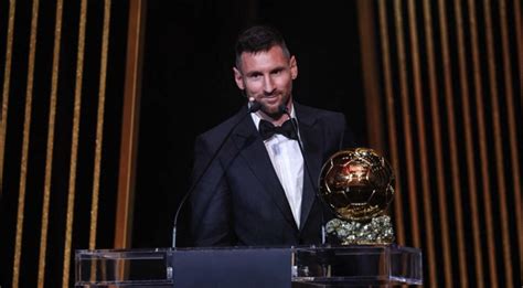 Lionel Messi Sacr Ballon Dor Devant Erling Haaland Et Kylian