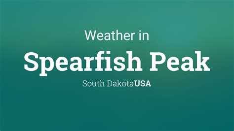 Weather for Spearfish Peak, South Dakota, USA