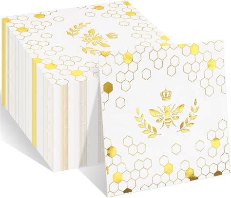 Amazon Wallye Bumble Bee Napkins For What Will It Bee Gender