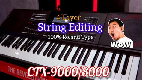 CTX 9000 String Edit Strings Tone Modify Casio Ctx 9000in Casio