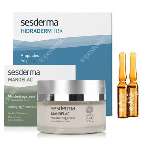 Sesderma Mandelac Hidraderm Trx Ampoules Zestaw Krem Nawil Aj Cy