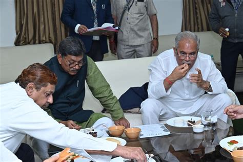 Chhattisgarh Chief Minister Bhupesh Baghel Organised A Millet Lunch