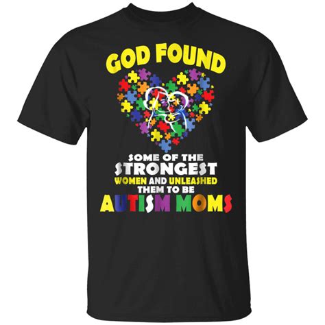 Autism Mom Awareness T Shirt The Strongest Autism Mom