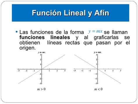 Matemática en 10 minutos DIFERENCIA ENTRE FUNCIÓN AFÍN Y FUNCIÓN LINEAL