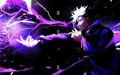 Jujutsu Kaisen Wallpaper 4k Satoru Gojo Purple Background