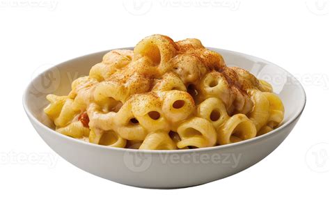 White Bowl Filled With Macaroni And Cheese 47556075 Png