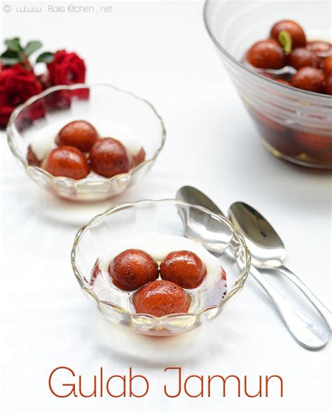 Gulab Jamun Recipe Gulab Jamun With Khoya Kova Raks Kitchen