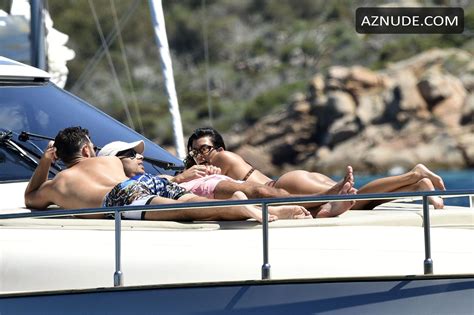 Kourtney Kardashian Displays Her Hot Body Wearing Another Stunning Two Piece Aznude