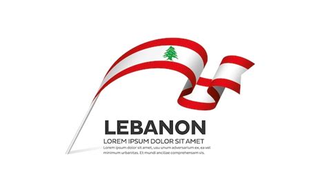 Premium Vector Lebanon Flag Vector