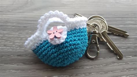 Portachiavi Borsetta Uncinetto Mini Bolsita Llavero Crochet Mini