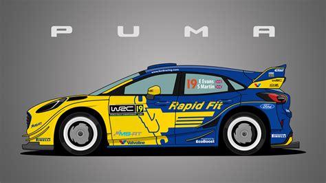 Ford Puma 2020 WRC M-Sport Concept Livery | Behance