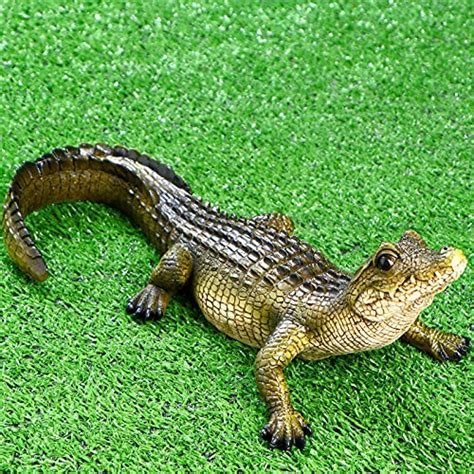 The Swamp Beast Lawn Alligator Crocodile Caiman Garden Sculpture 13