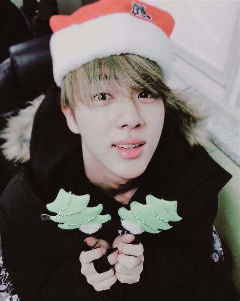 Jin Christmas 2015 Bts Bangtan Sonyeondan Pinterest Twitter