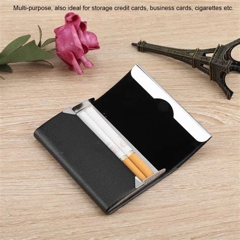 LIU 7708725955904 tui à cigarettes Noir Etui à Cigarettes Pour Homme