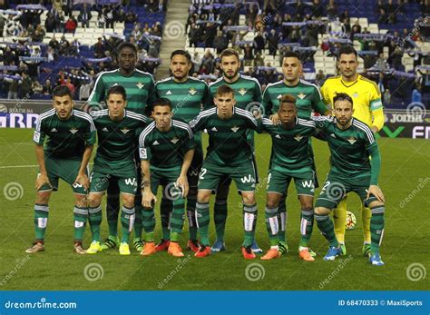 Real Betis lineup editorial stock photo. Image of team - 68470333