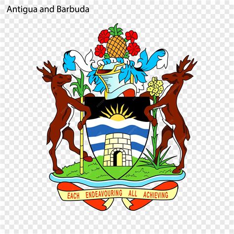 Premium Vector | Symbol of antigua and barbuda