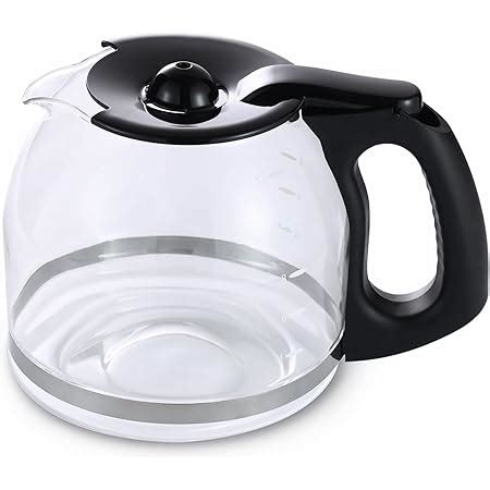 Jarra De Vidrio De Repuesto Para 12 Tazas Compatible Con Cafetera Mr