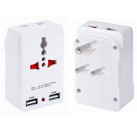 Buy HI PLASST 3 Pin Multiplug Socket With USB Charger 10A Power Plug