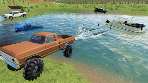 Police Ruin Camping And Boating On The Lake Farming Simulator 19