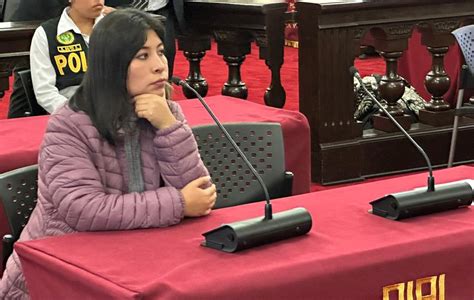 Betssy Chávez Pj Rechazó Solicitud De Cese De Prisión Preventiva Yo