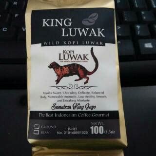 Jual Kopi Luwak Liar Sumatran King Gayo Shopee Indonesia