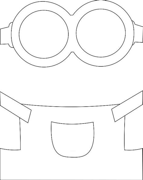 Moldes Dos Minions Para Imprimir E Decorar Molde Dos Minions