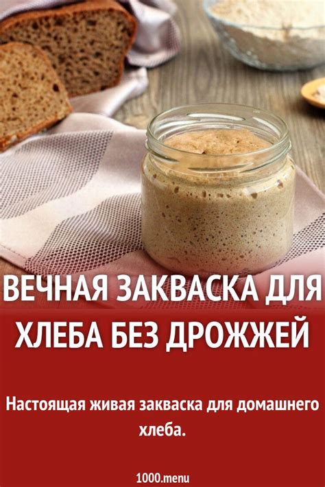 Вечная закваска для хлеба без дрожжей | Bread recipes sweet, Food ...
