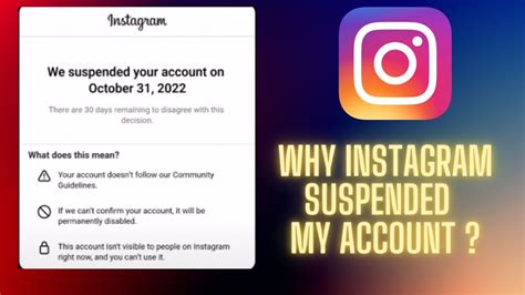 Why Did Instagram Suspend Me How To RECOVER SUSPENDED Instagram