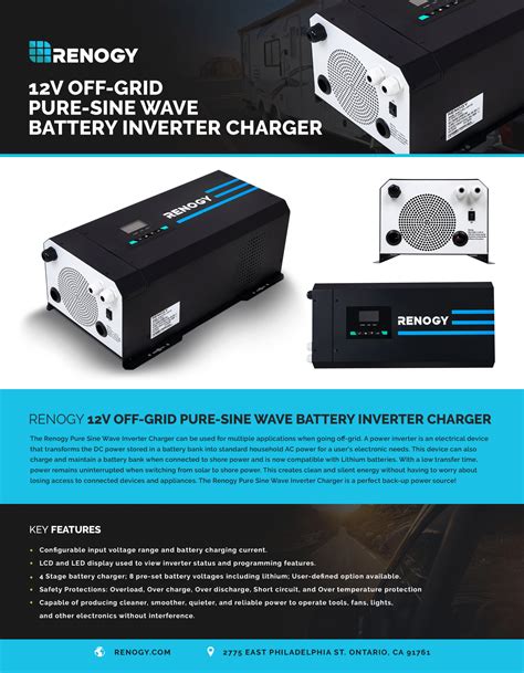 Renogy 3000w Inverter Charger Wiring Diagram