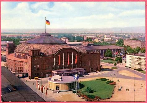 Messegelaende Festhalle Kongresshalle Um Frankfurt Maine