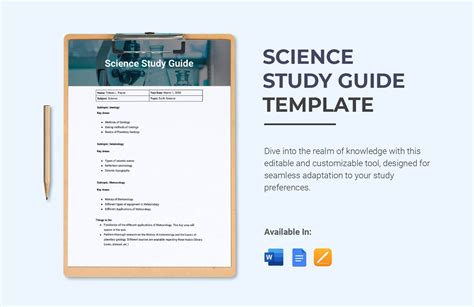 Study Guide Template in Word, Pages, Google Docs - Download | Template.net