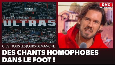 C Est Tous Les Jours Demanche Des Chants Homophobes Dans Le Foot