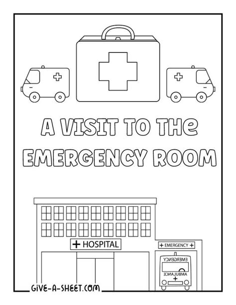 Hospital Coloring Pages Free Pdf Printables