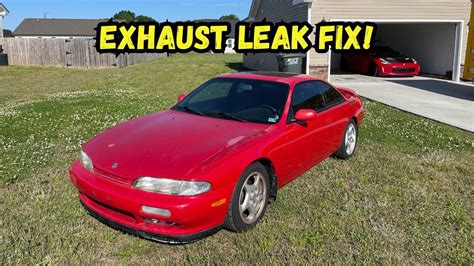 Nissan 240SX Exhaust Leak Fix YouTube