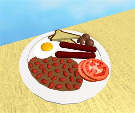 Roblox Template Food