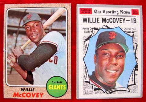 1968 & 1970 Topps Willie McCovey Baseball Cards