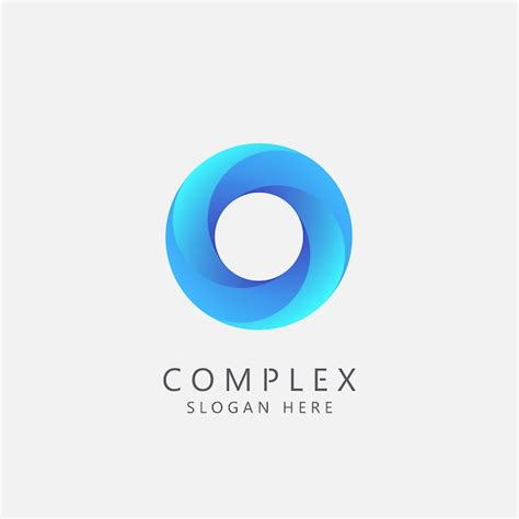 Premium Vector | Complex business logo concept