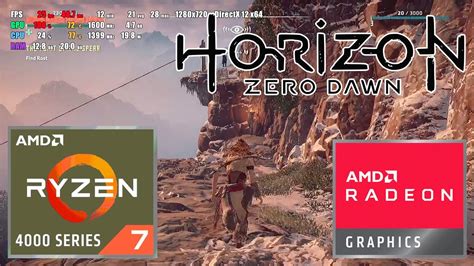 Horizon Zero Dawn Amd Ryzen 7 4700u Radeon Vega 7 Test Gameplay Youtube