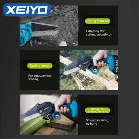 Xeiyo Elektromos Fűrész 4 Hüvelykes Faipari Kerti Fa Cutter ...