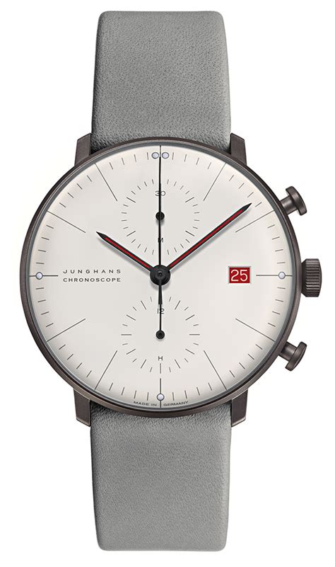 Junghans Max Bill Chronoscope Jahre Bauhaus Introducing Specs