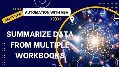 Summarize Data From Multiple Workbooks Consolidate Multiple Workbooks