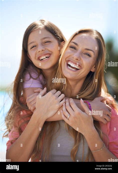 They Share A Special Bond Portrait Of A Mother And Daughter Spending