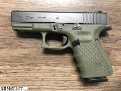 ARMSLIST For Sale Glock 23 Gen4 OD Green