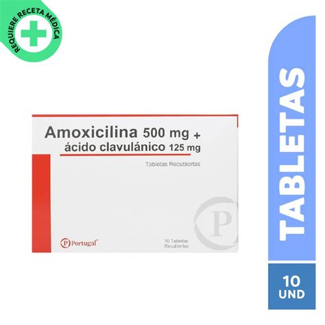 Amoxicilina 500 mg Acido Clavulánico 125 mg x 10 tab Pharma Today