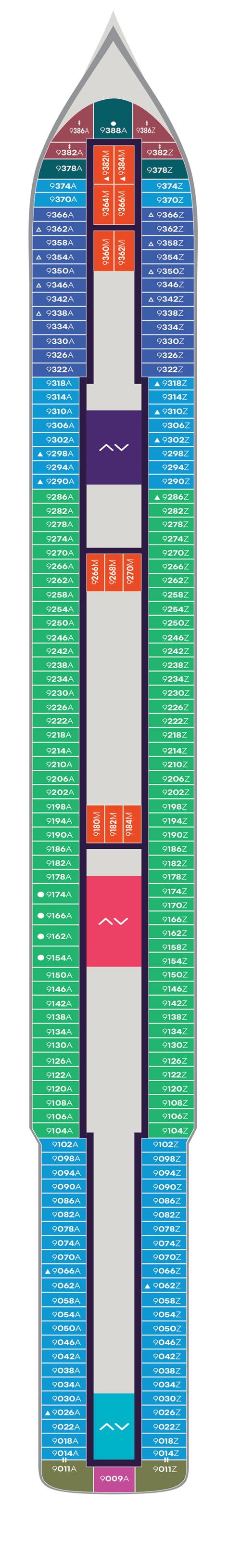 Resilient Lady Deck Plans Planet Cruise