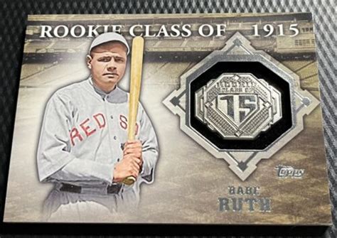 Topps Babe Ruth Red Sox Rookie Class Of Manufactured Ring